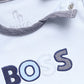 Designer Boss Baby Boy Romper-White