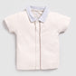 Cute Formal Baby Boy Dungaree-Beige