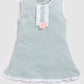 Sleeveless Baby Girl Frock-Green