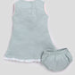 Sleeveless Baby Girl Frock-Green