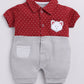 Half Sleeves Round neck Romper for Baby Boys 100% Pure Cotton-GREY