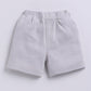 T-shirt and Shorts Set for Baby Boys 100% pure cotton-GREY