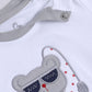 T-shirt and Shorts Set for Baby Boys 100% pure cotton-BEIGE