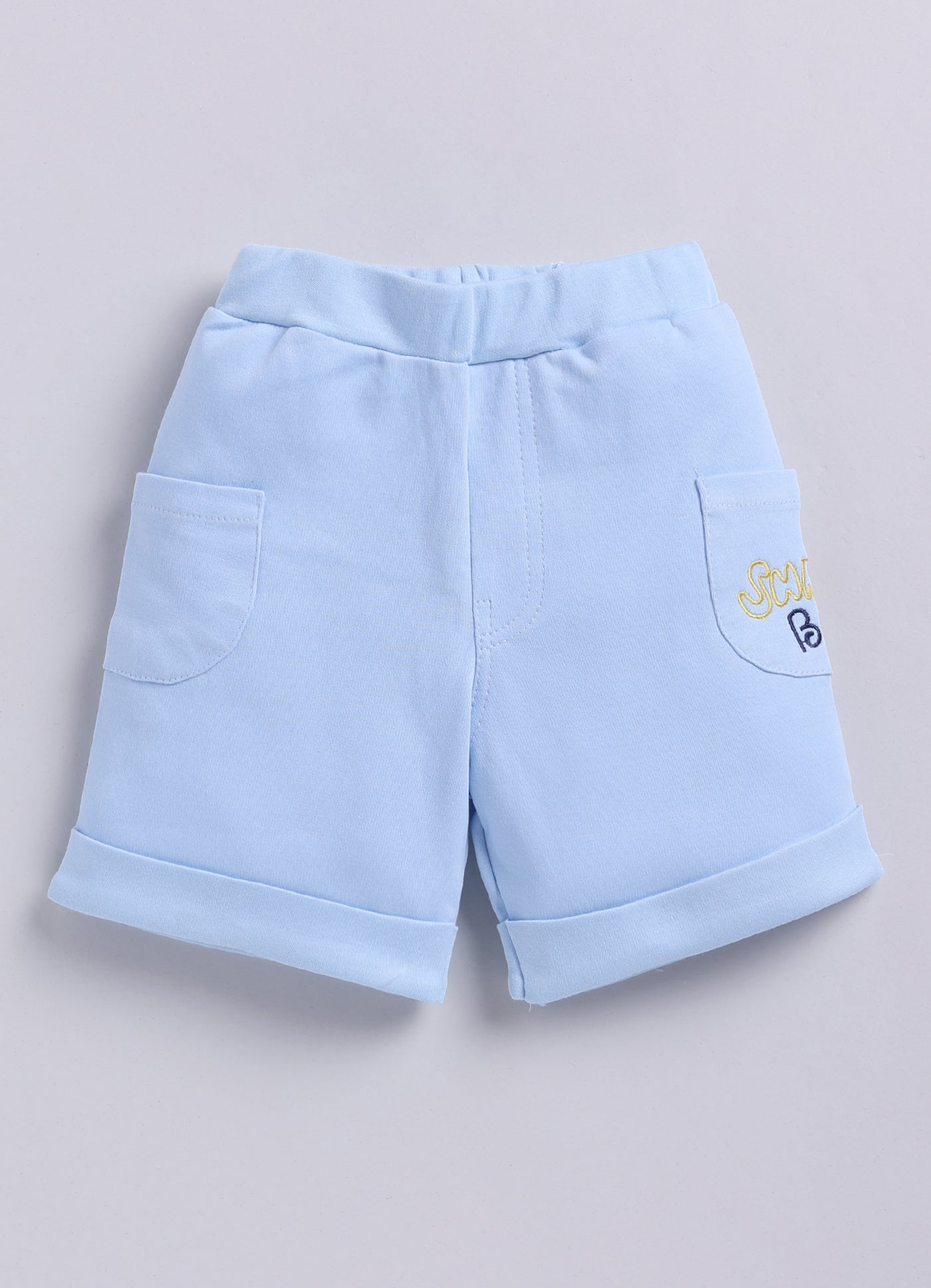 T-shirt and Shorts Set for Baby Boys 100% pure cotton-SKY