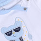 T-shirt and Shorts Set for Baby Boys 100% pure cotton-SKY