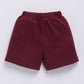 T-shirt and Shorts Set for Baby Boys 100% pure cotton-MAROON