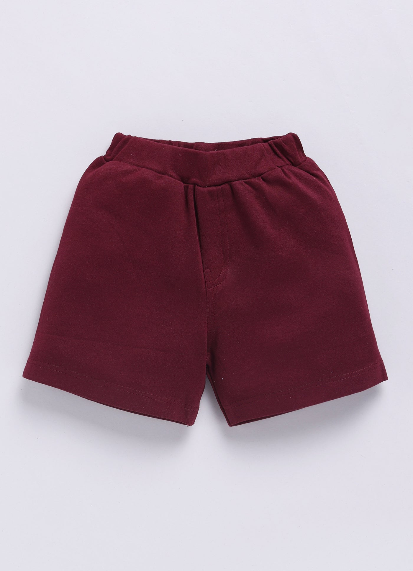 T-shirt and Shorts Set for Baby Boys 100% pure cotton-MAROON