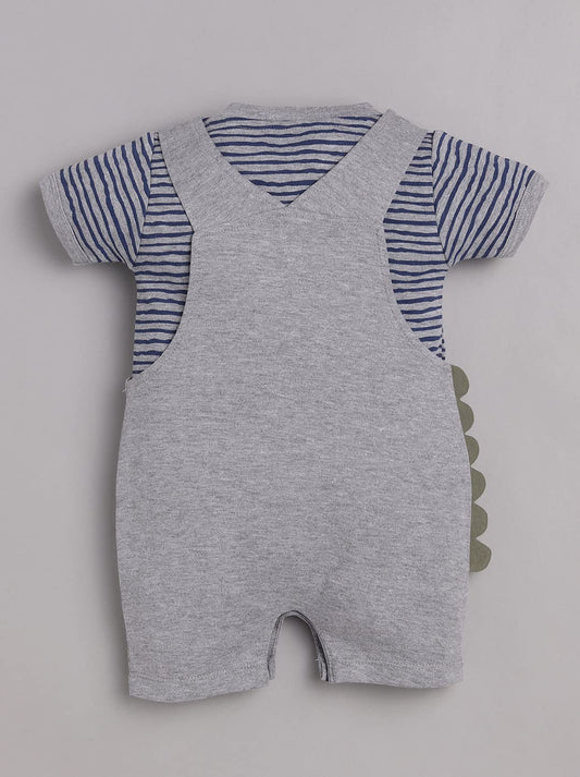 cute dragon Cotton Dungaree for Baby Boys