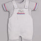 100% Pure Cotton Dungaree for Baby Boys-BEIGE