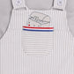 100% Pure Cotton Dungaree for Baby Boys-BEIGE