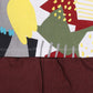 T-shirt and Shorts Set for Baby Boys 100% pure cotton-MAROON