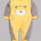 Full Sleeves Rompers/Bodysuit/Sleepsuit for Baby Boys-YELLOW