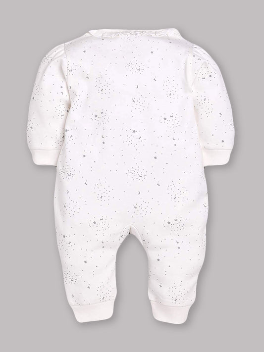 100% Pure Cotton Romper/Bodysuit/Sleepsuit for Baby Girls WHITE