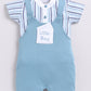 Designer Baby Boys Dungaree-Skyblue
