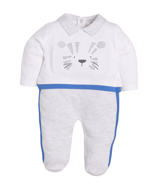 Casual wear romper for baby boy-SKY