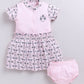 Baby Girl cute summer frock-Pink