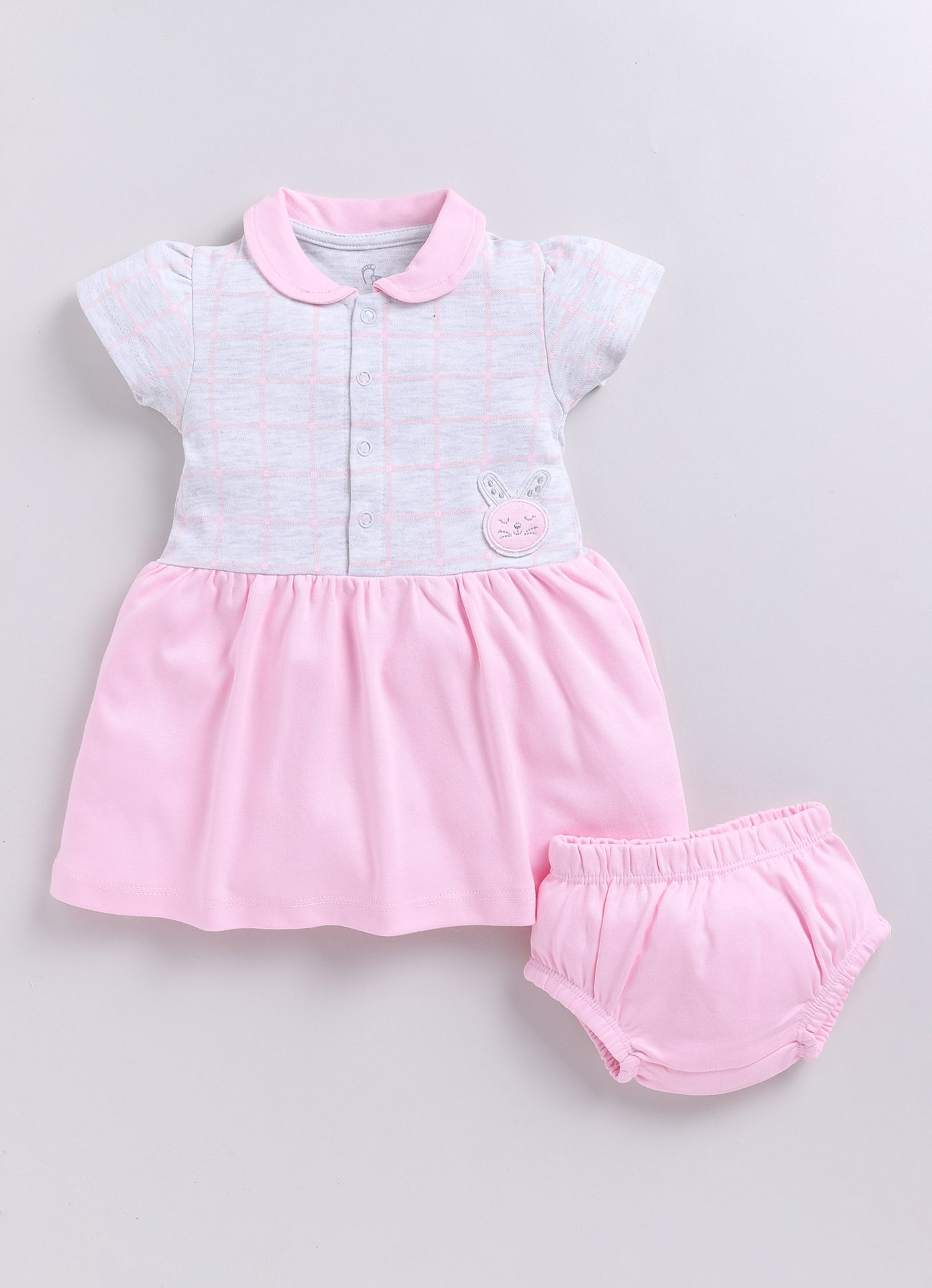Baby Girl Comfy summer baby frock-Pink
