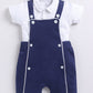Baby Boy Comfy Dungaree-Navy