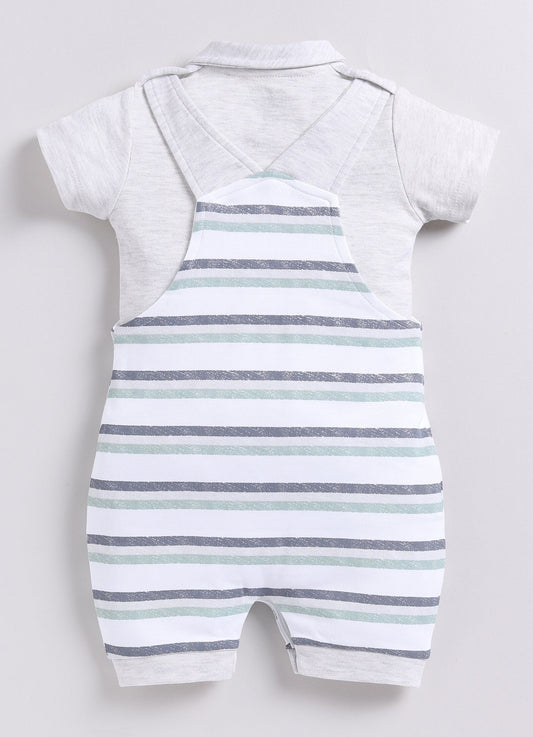 BabyGo Baby Boy Dungaree-Pista