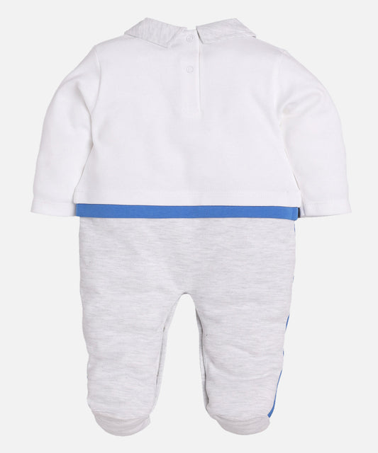 Casual wear romper for baby boy-SKY
