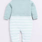 Hello Baby Boy Full Sleeve Romper-Green