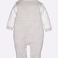 Romper with a bow for Baby Boy-GREY