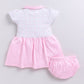 Baby Girl Comfy summer baby frock-Pink