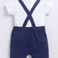 Baby Boy Comfy Dungaree-Navy