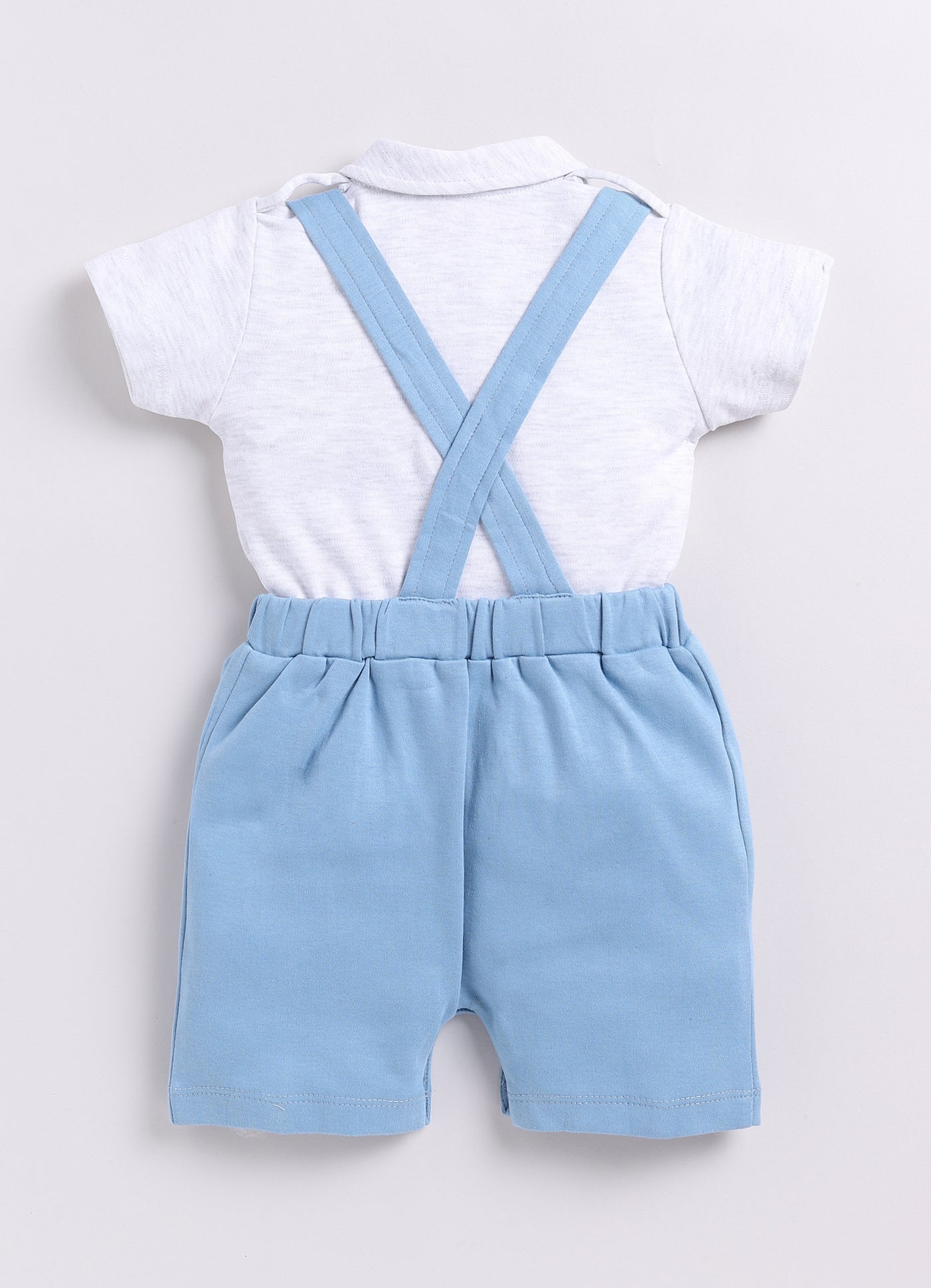 Baby Boy Comfy Dungaree-Pista
