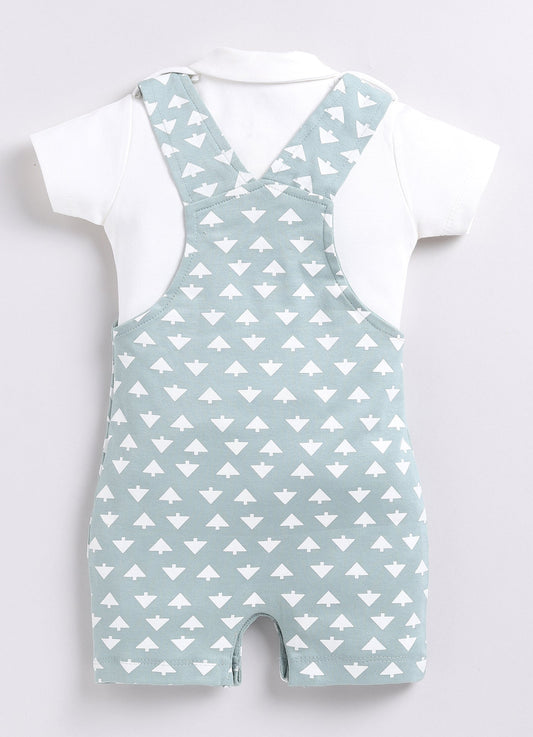 Smart Baby Boy Dungaree-Pista