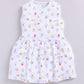 Baby Girl Comfy summer baby frock-White