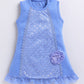 Baby Girl Designer baby frock-Blue