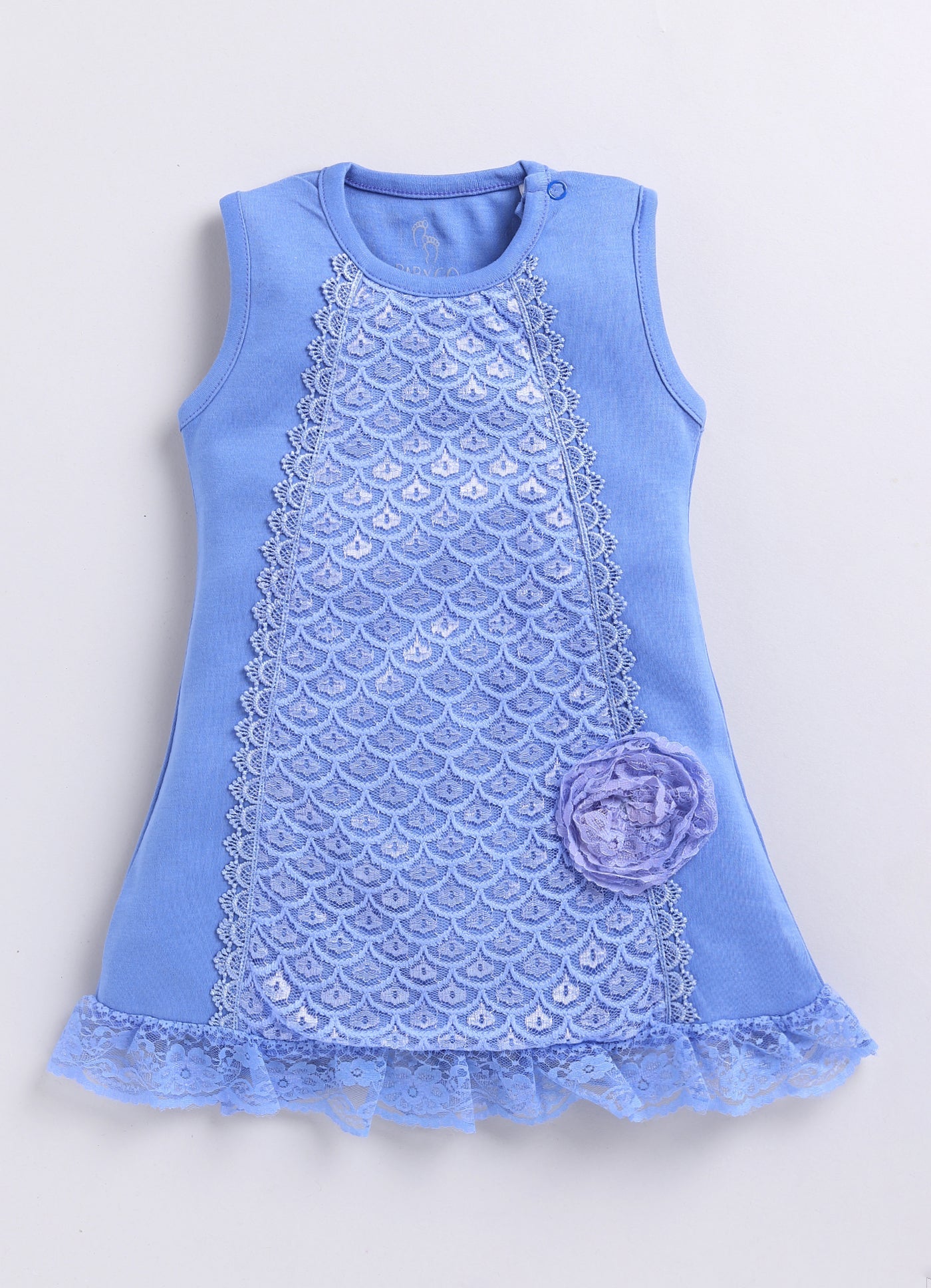 Baby Girl Designer baby frock-Blue