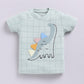 Baby Boy Dino Half T Shit & Shorts-Green