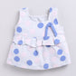 Baby Girl Printed Sleeveless Top & Short Set-Light Green