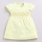 Baby Girl Comfy summer baby frock-Lemon