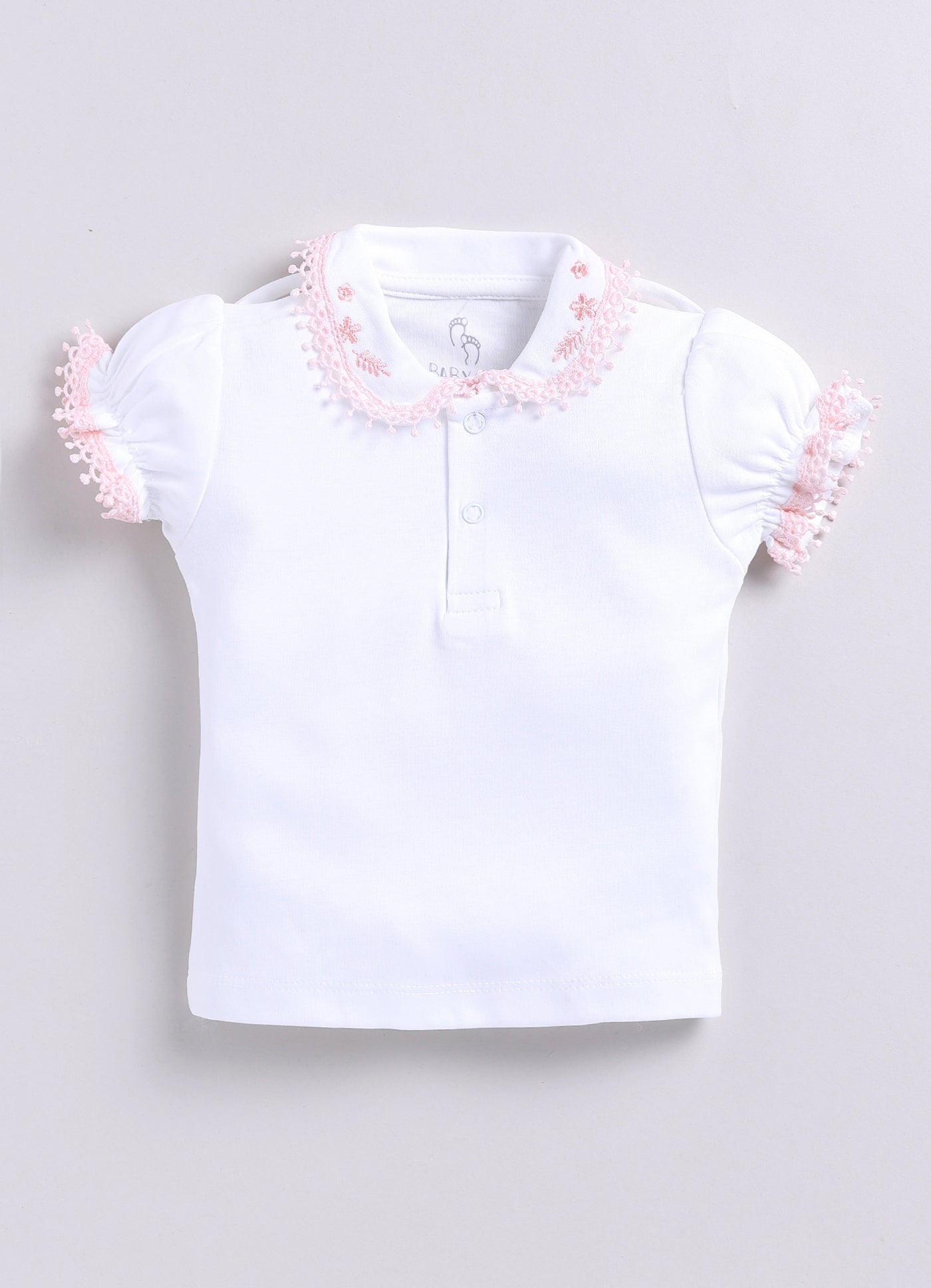 Girl's cute dungaree-Peach