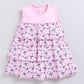 Baby Girl Cute designer baby frock-Pink