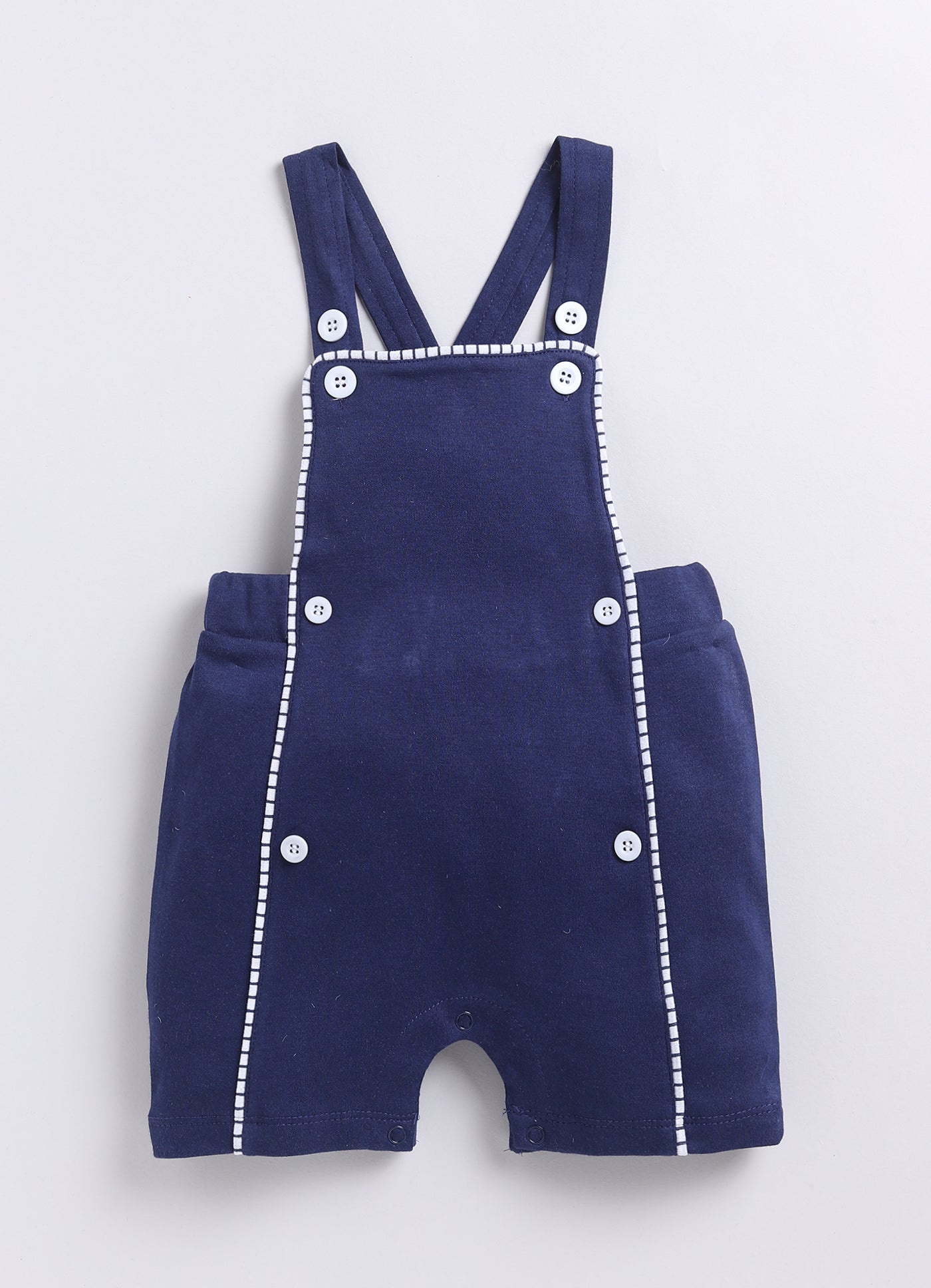 Baby Boy Comfy Dungaree-Navy