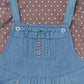 Comfortable dungree for baby girl-CHARCHOLE