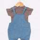 Comfortable dungree for baby girl-CHARCHOLE