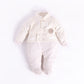 Full sleeves romper for Baby Boy-BEIGE MEL