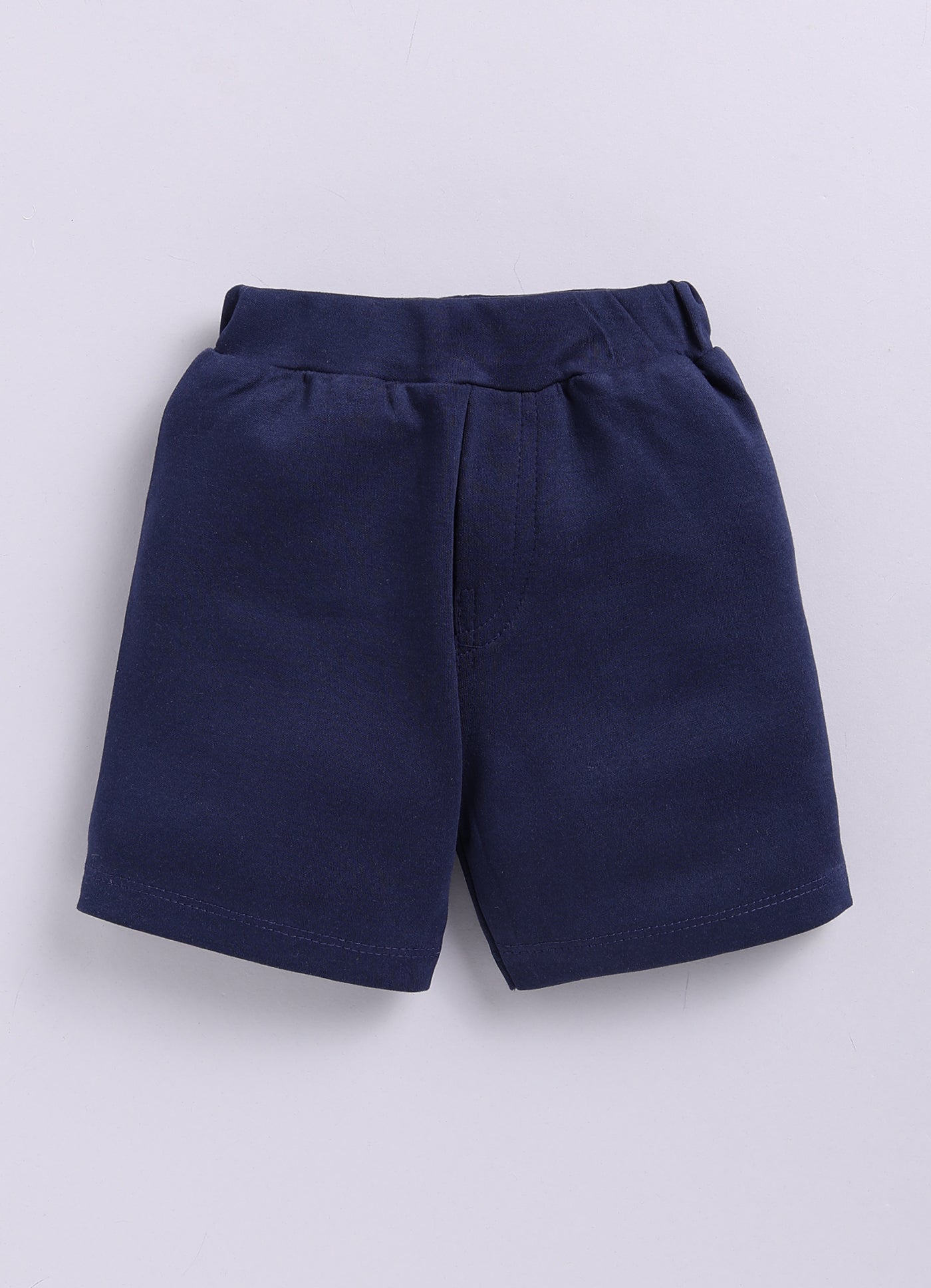 Nice Baby Boy Half T Shirt & Shorts Set- Grey