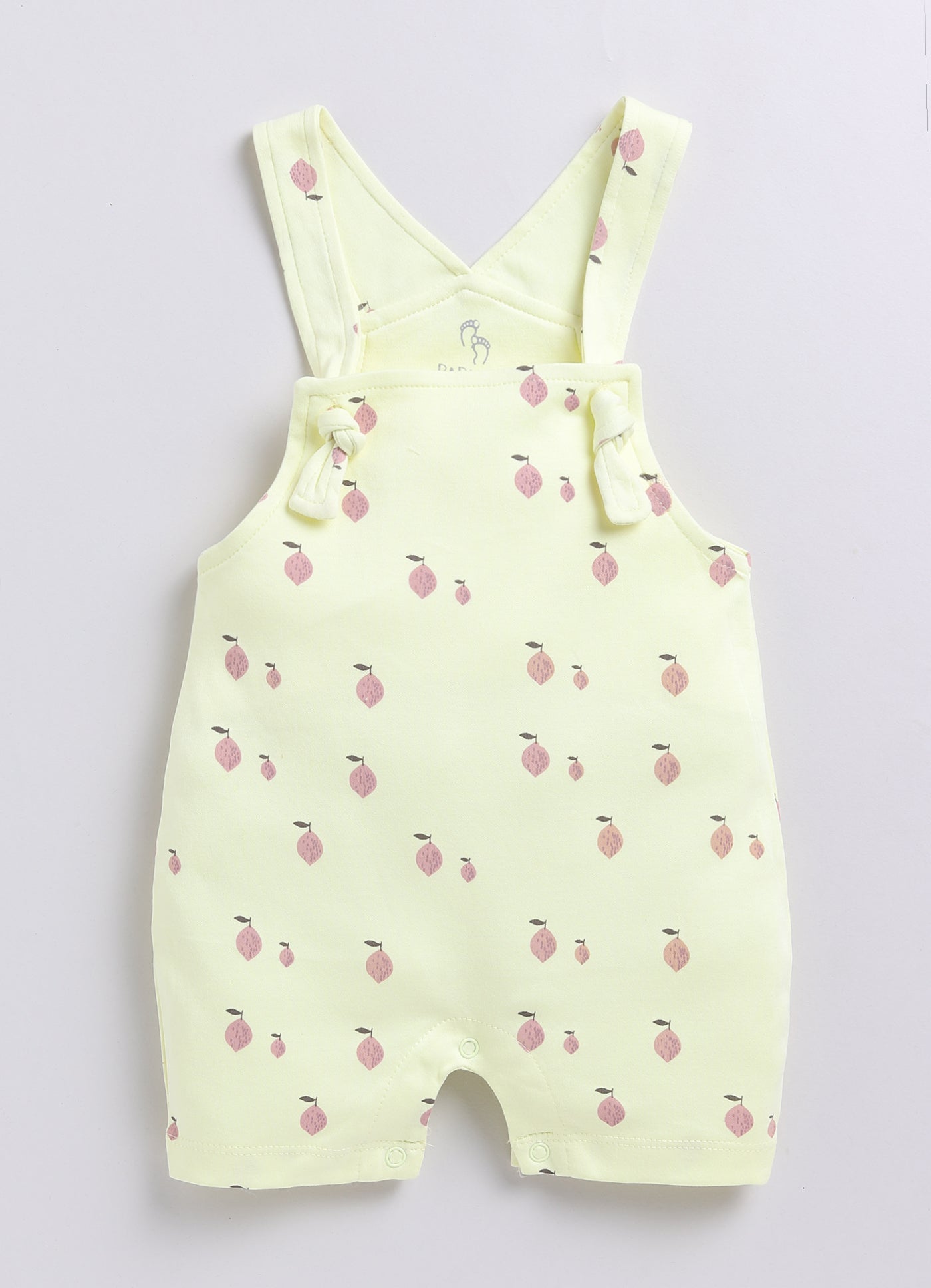 Comfy Summer Baby Girl Dungaree-Lime