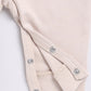 Cute Waistcoat Style Baby Boy Romper-Beige
