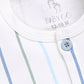 Baby Boy Striped Half T Shirt & Shorts-Blue