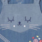 Cute Kitty Frock for baby girl-PINK