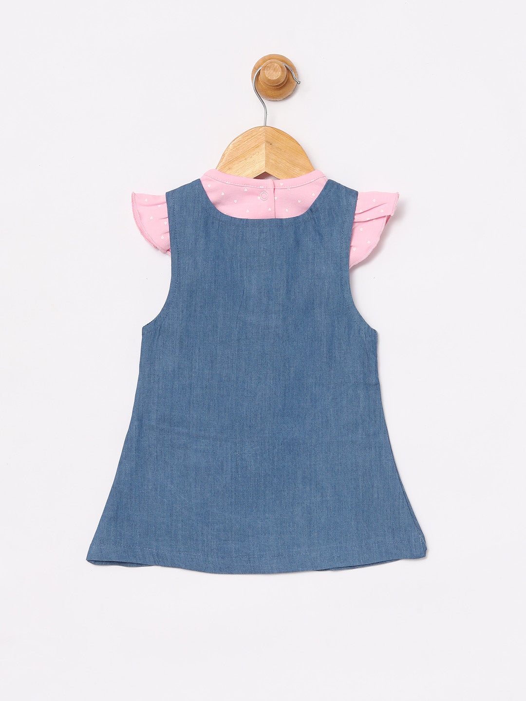 Cute Kitty Frock for baby girl-PINK