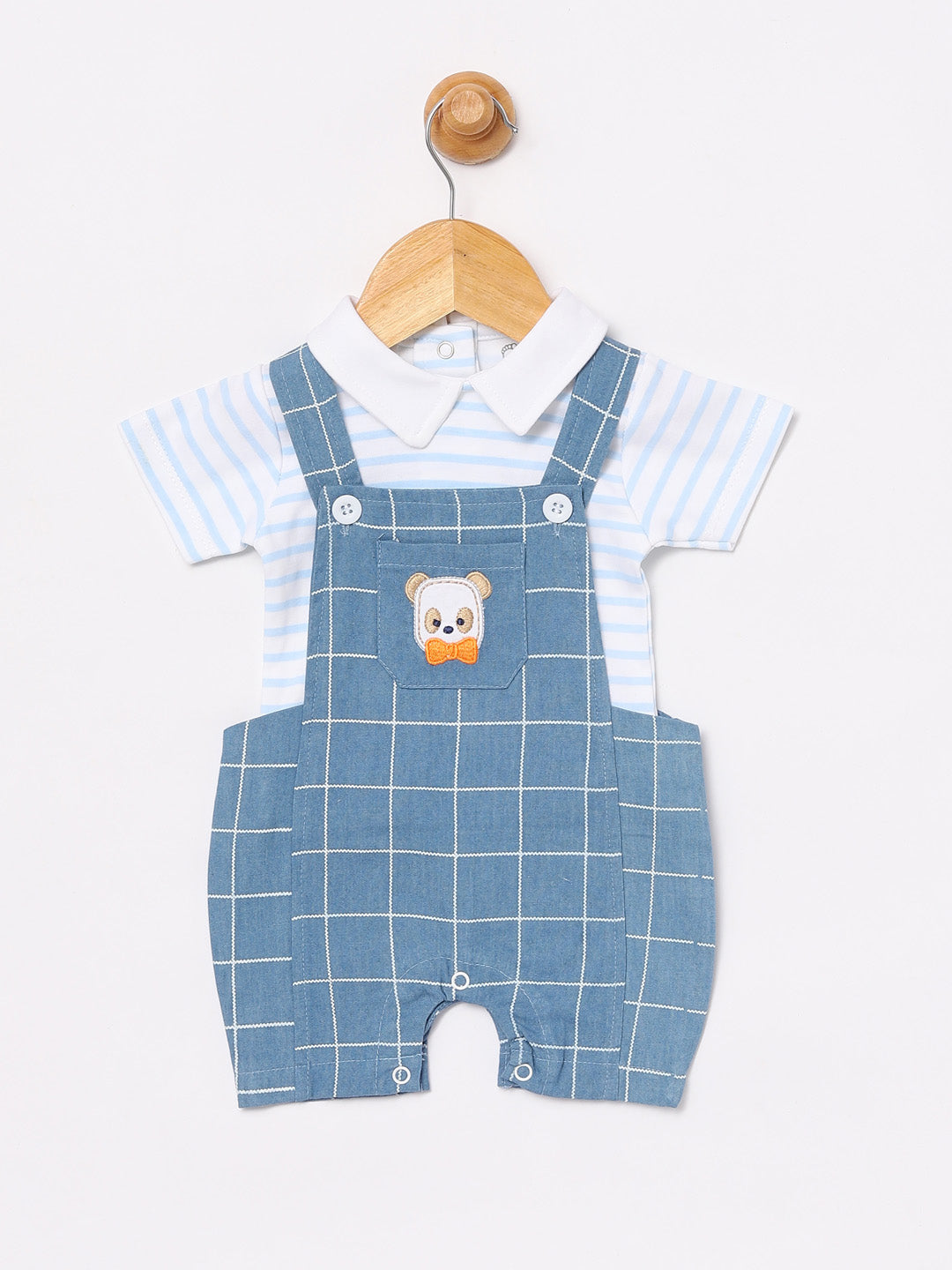 Dungree for baby boy-SKY