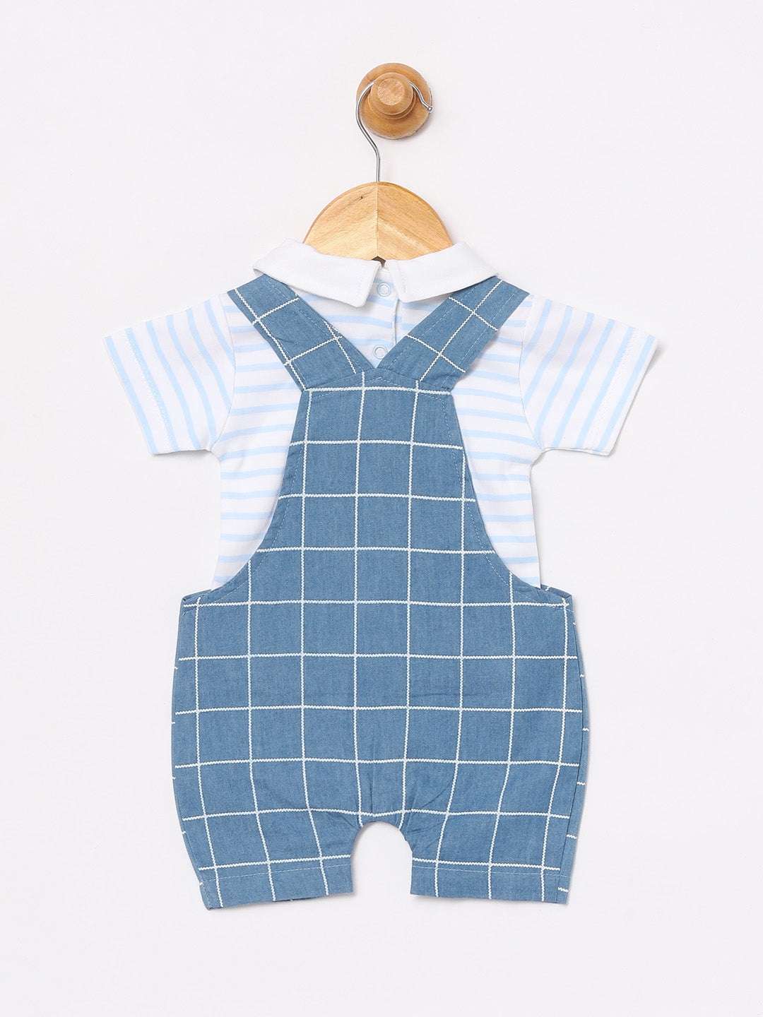 Dungree for baby boy-SKY